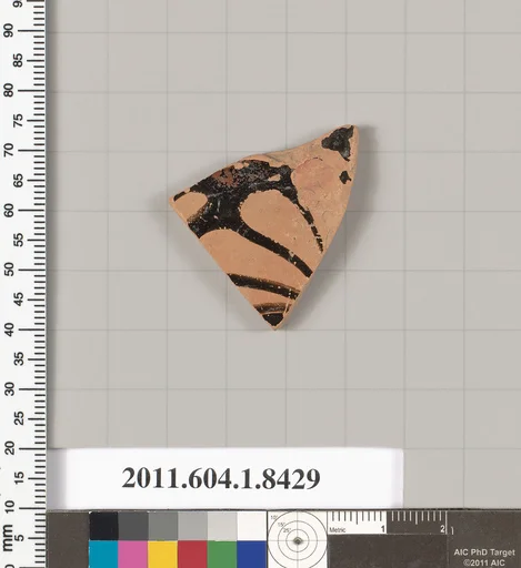 Terracotta fragment of a kylix (drinking cup)