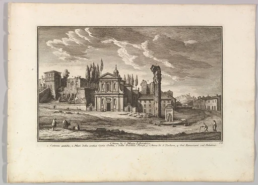 Chiesa di S. Maria Liberatrice, Plate 54 from Raccolta Delle Più Belle Veduta Antiche, E Moderne Di Roma...