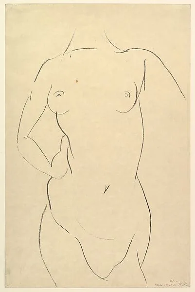 Torso, frontal view — Henri Matisse