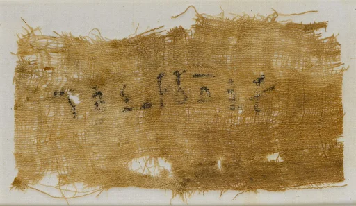 Linen, inscribed
