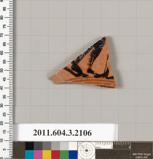 Terracotta fragment of a kylix (drinking cup)