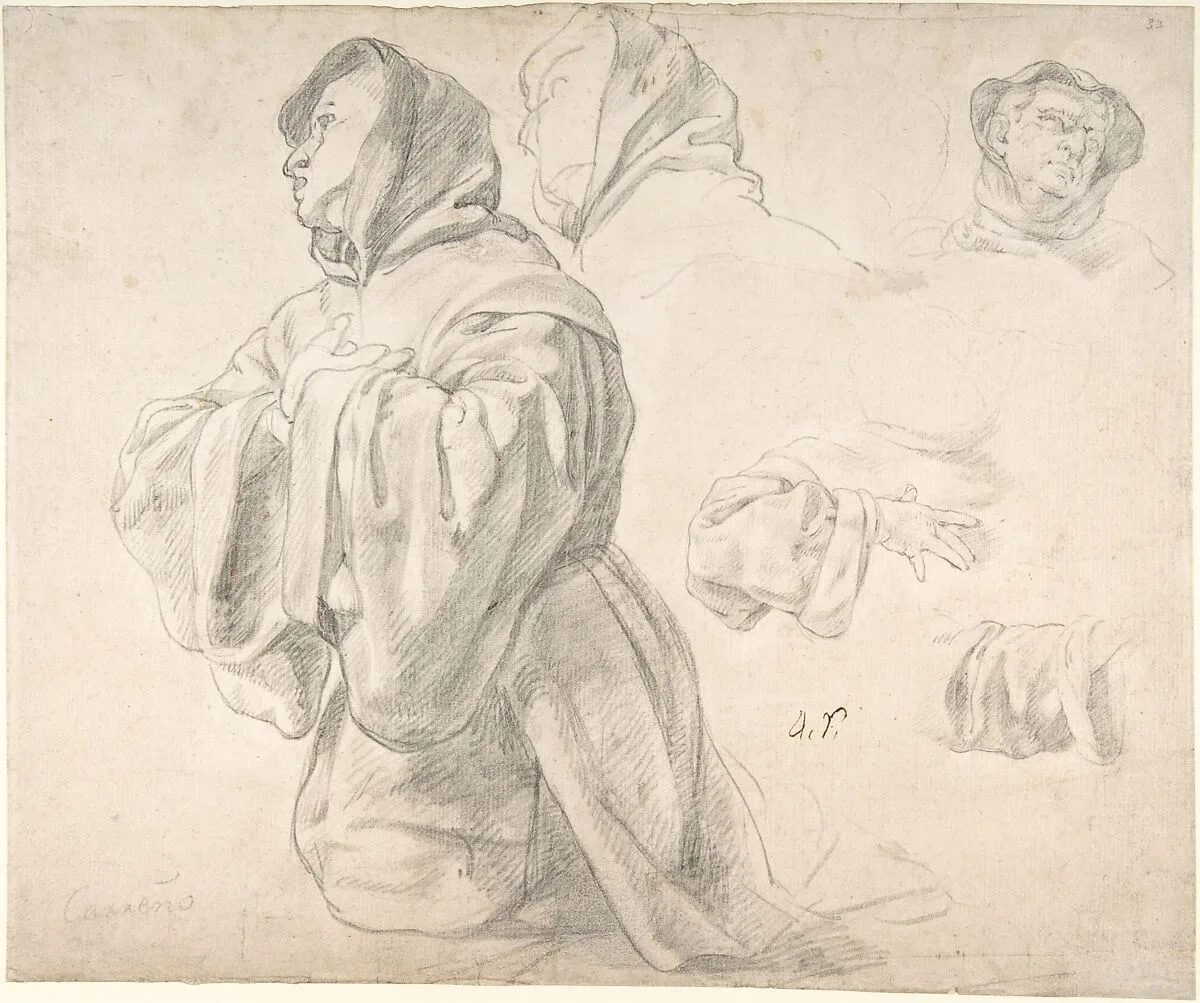 Figures of Monks — Juan Carreño de Miranda
