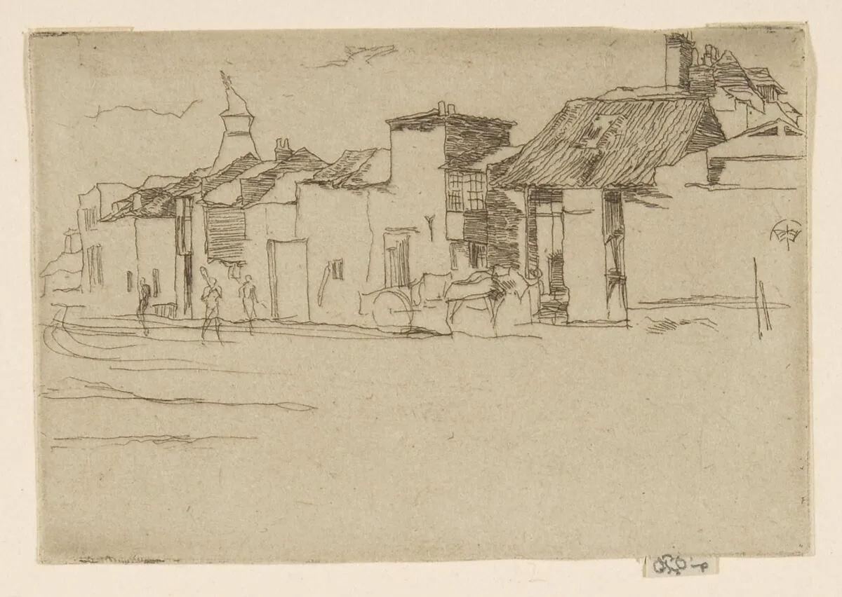 "The Swan," Chelsea (The Old Swan Brewery, Chelsea) — James McNeill Whistler