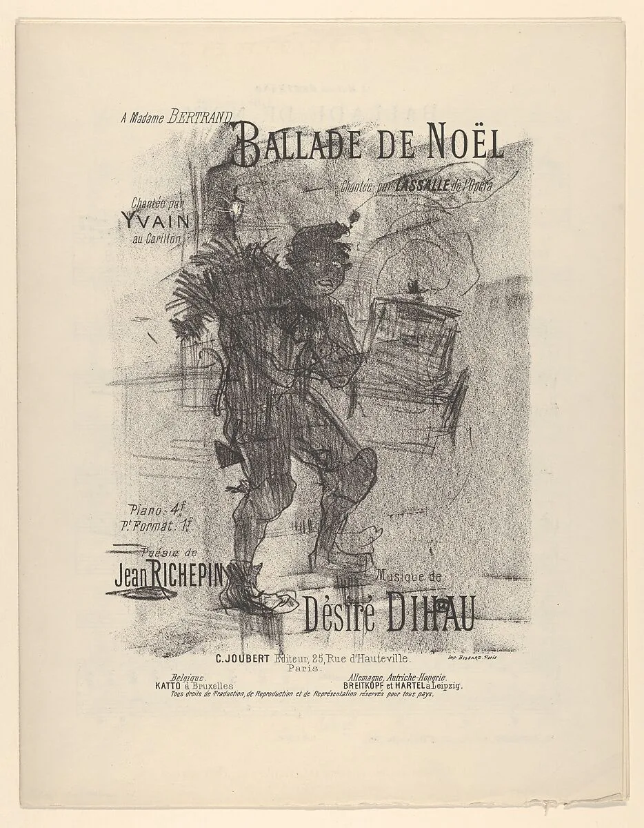 Ballade de Noël — Henri de Toulouse-Lautrec|C. Joubert|Crevel Frères