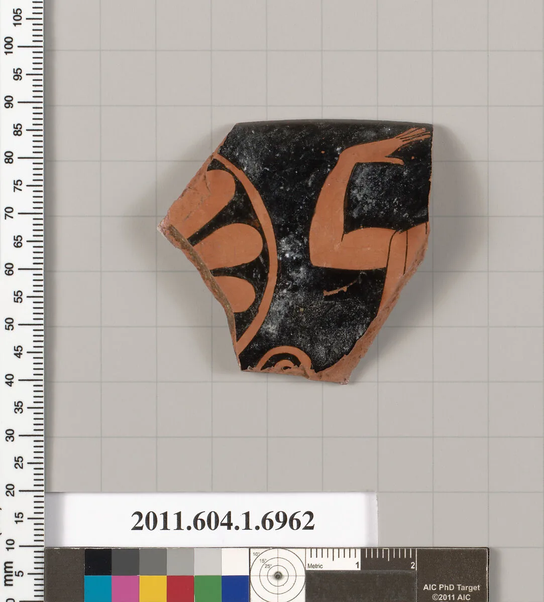 Terracotta rim fragment of a kylix (drinking cup) — Unknown