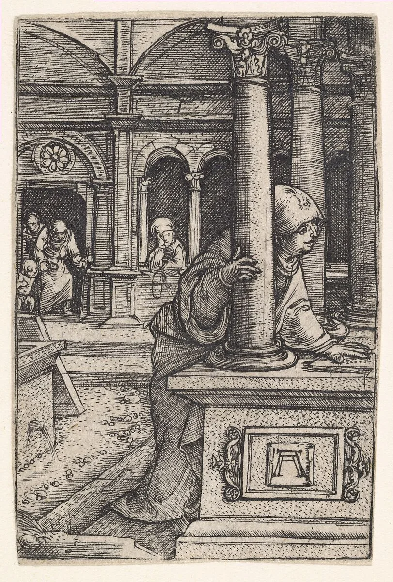 The Virgin Searching For Her Son in the Temple — Albrecht Altdorfer