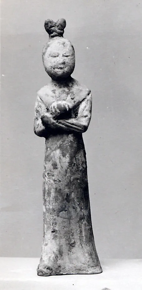 唐 陶女侍俑|Female attendant — Unknown