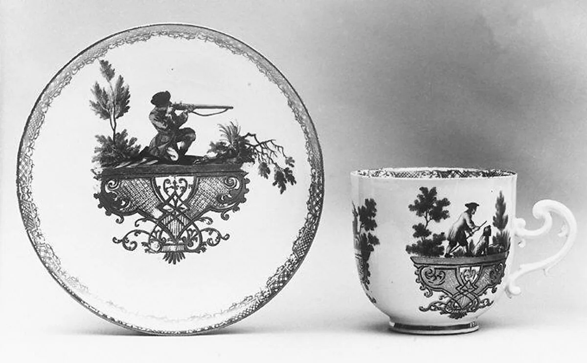 Cup and saucer — Meissen Manufactory