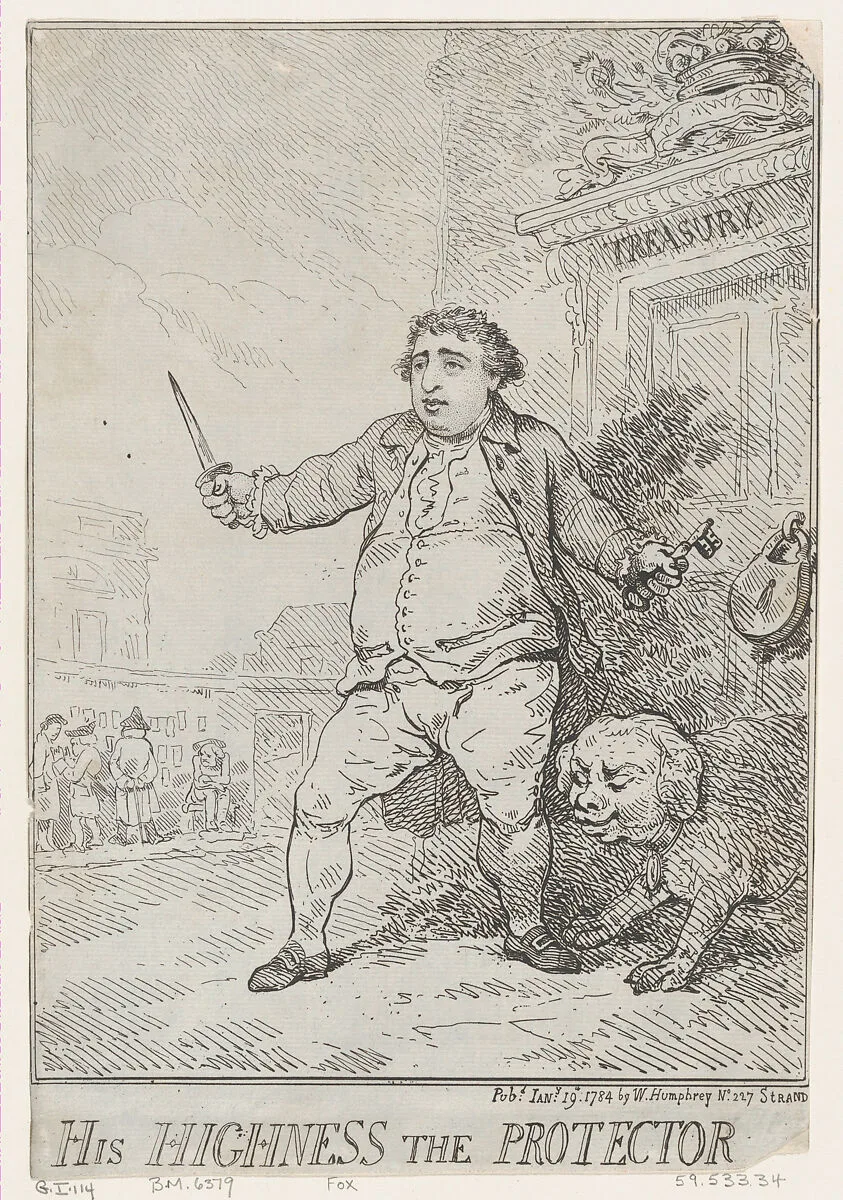 His Highness The Protector — William Humphrey|Thomas Rowlandson|Charles James Fox