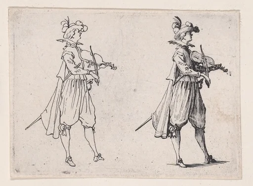 Le Joueur de Violin (The Violin Player), from Les Caprices Series A, The Florence Set