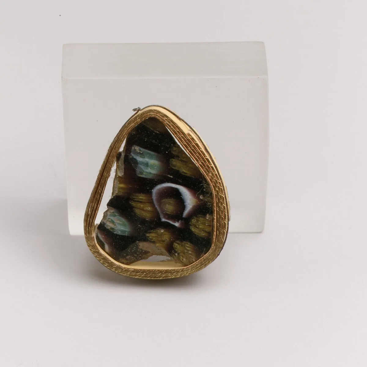 Mosaic glass fragment — Unknown