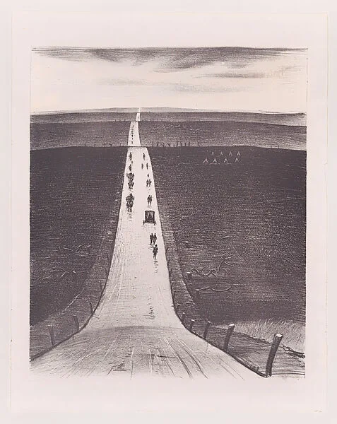 The Road from Arras to Bapaume — Christopher Richard Wynne Nevinson