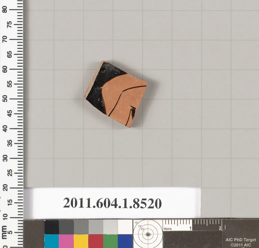 Terracotta fragment of a stemless kylix (drinking cup) — Unknown