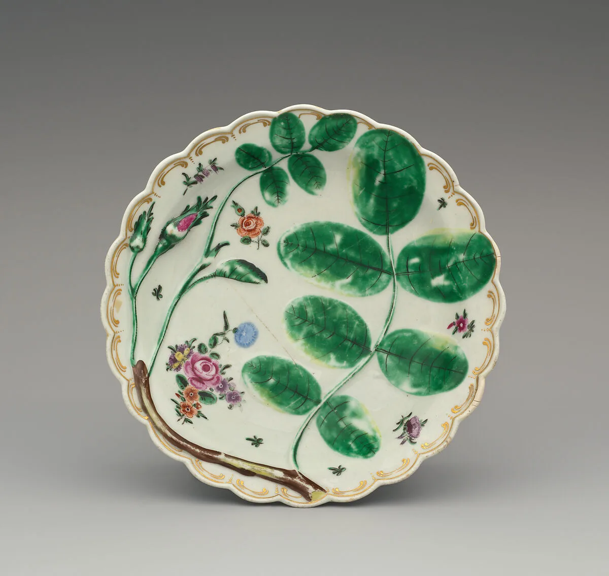 Plate — Worcester factory