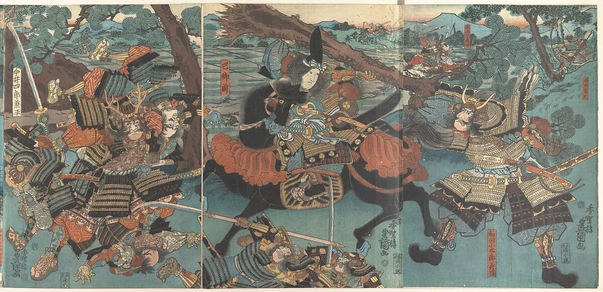 Untitled — Utagawa Kuniyoshi|Utagawa Yoshikazu|Utagawa Yoshitsuru|Utagawa Yoshitsuna|Utagawa Yoshihide|Utagawa (Gountei) Sadahide|Utagawa Kunisada|Utagawa Yoshitora|Utagawa Yoshitsuya