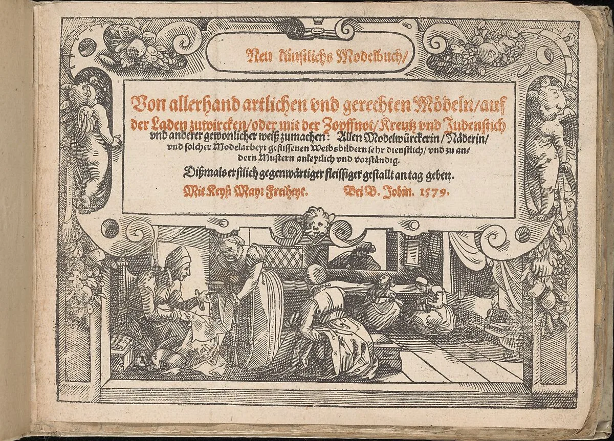 Titlepage of Neu künstlich Modelbuch (page 1r) — Bernhard Jobin