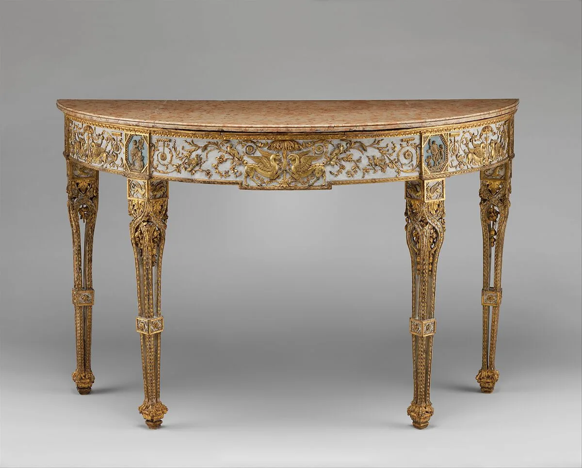 Console table — Giuseppe Maria Bonzanigo|Michelangelo Pergolesi