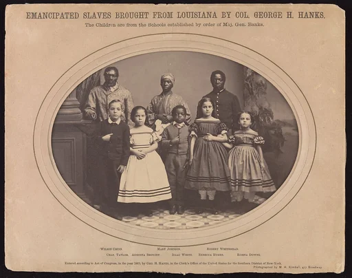 Emancipated Slaves Brought from Louisiana by Colonel George H. Banks