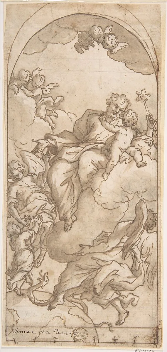 Saint Joseph and the Christ Child — Anonymous, Italian, Roman-Bolognese, 17th century