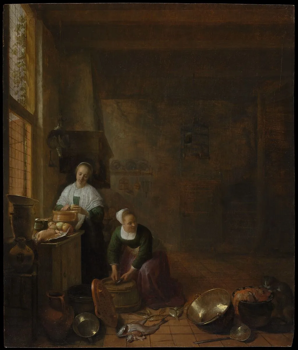 A Kitchen — Hendrick Sorgh
