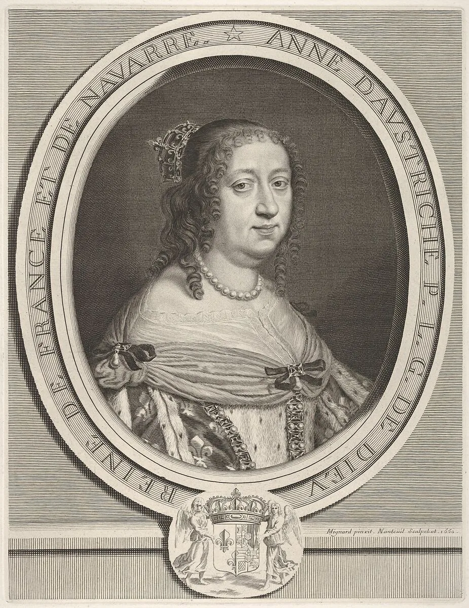 Anne of Austria — Robert Nanteuil|Pierre Mignard