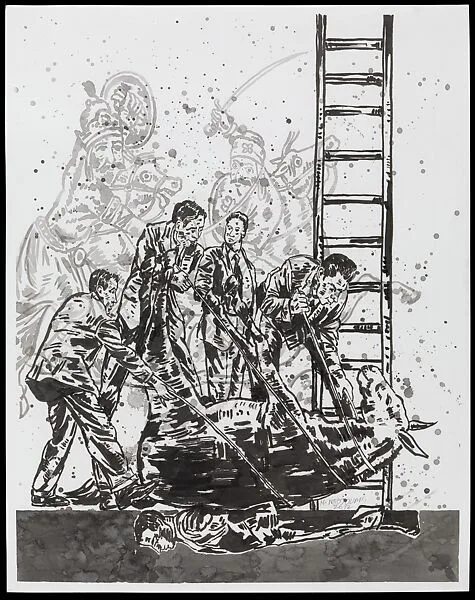 Study for Inspector's Scrutiny — Nicky Nodjoumi