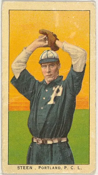 Steen, Portland, Pacific Coast League, from the "Obak Baseball Players" set (T212), issued by the American Tobacco Company to promote Obak Mouthpiece Cigarettes — American Tobacco Company
