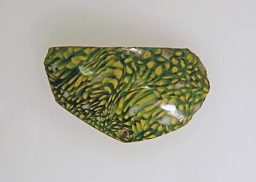 Glass mosaic bowl fragment