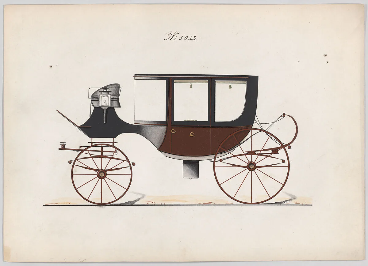 Design for Coupé, no. 3023 — Brewster & Co.