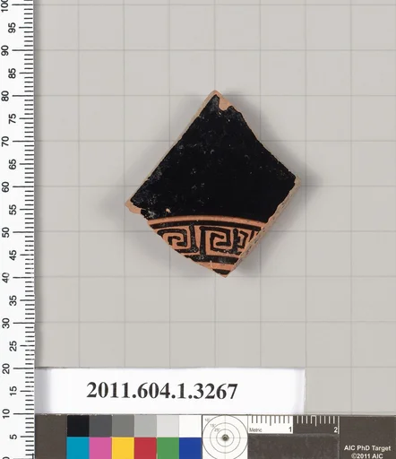 Terracotta fragment of a kylix (drinking cup)