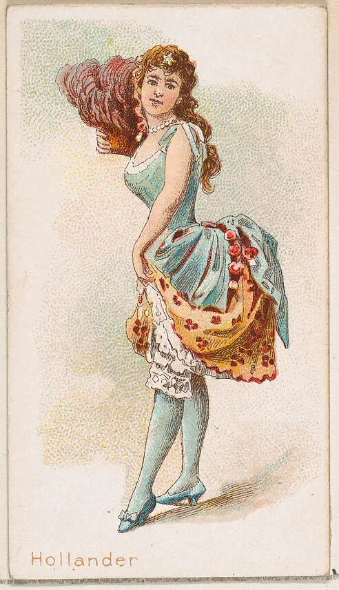 Hollander Dancer, from the Dancing Women series (N186) issued by Wm. S. Kimball & Co. — William S. Kimball & Company