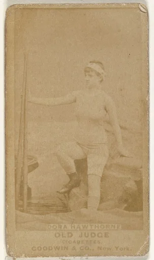 Dora Hawthorne, from the Actors and Actresses series (N171) for Old Judge Cigarettes