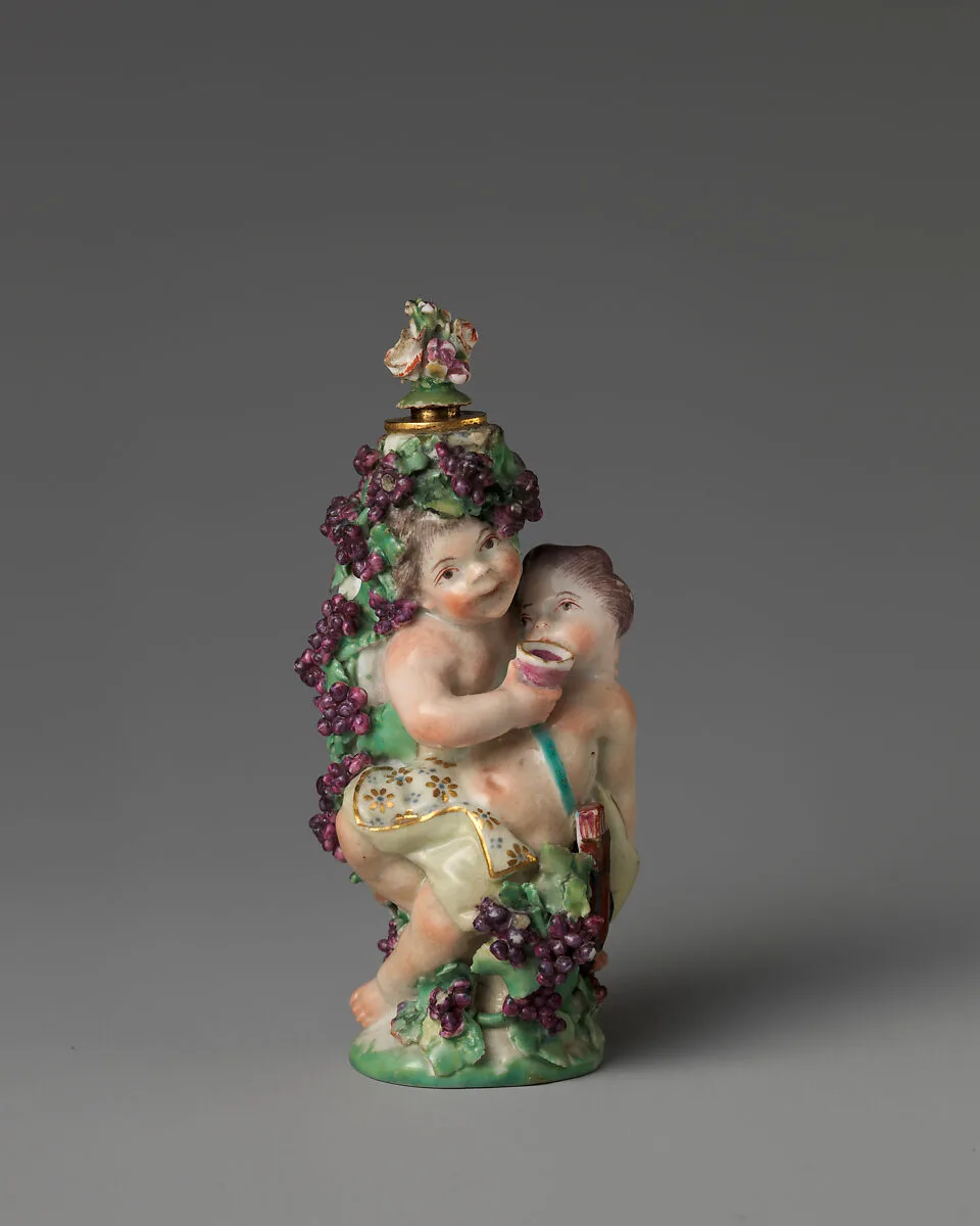 Cupid and infant Bacchus in a group — Chelsea Porcelain Manufactory