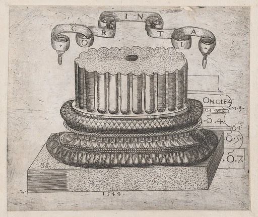 Speculum Romanae Magnificentiae: Corinthian base