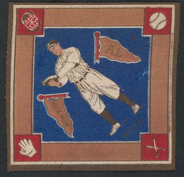 Fritz Maisel, New York, American League from Baseball Players Felt Blanket series (B18) — Unknown