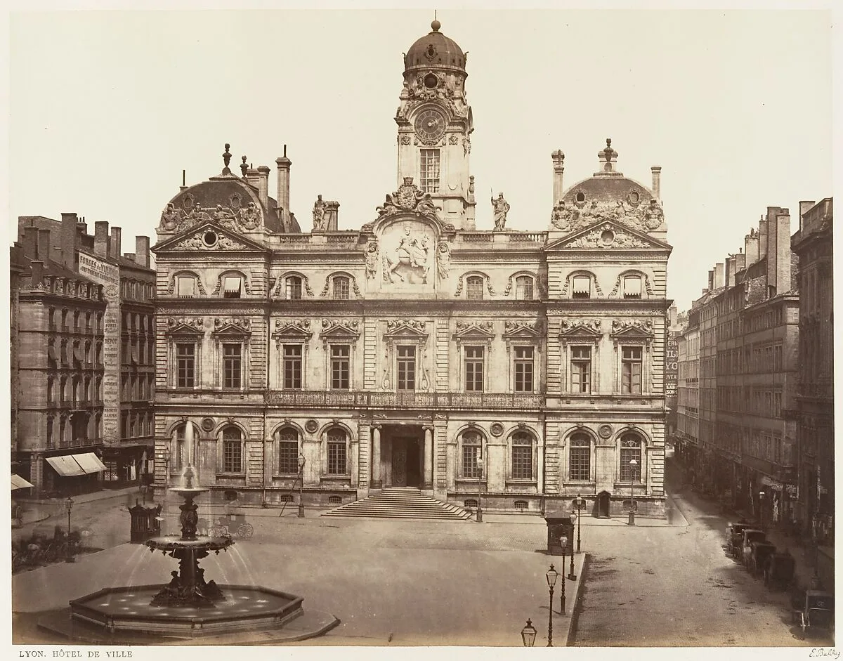 Lyon, Hôtel de Ville — Edouard Baldus