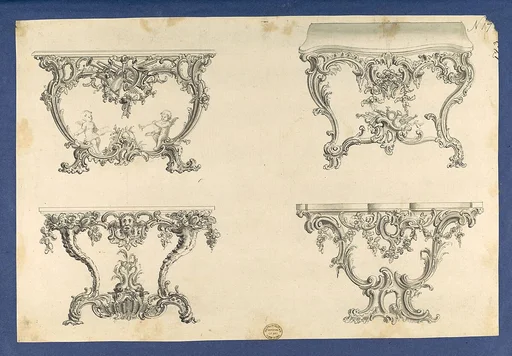 Frames for Marble Slabs, in Chippendale Drawings, Vol. I