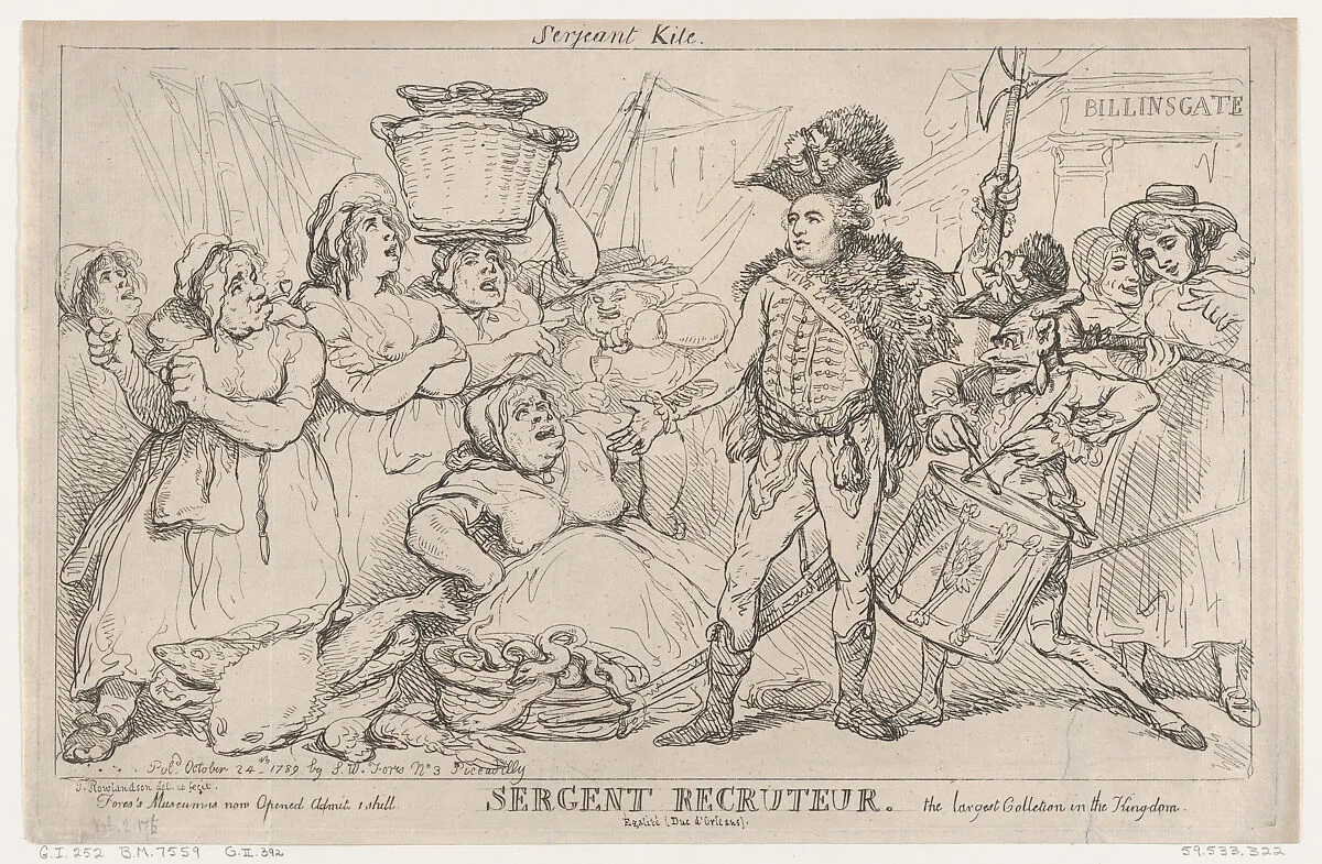 Sergent Recruteur — Thomas Rowlandson|S. W. Fores