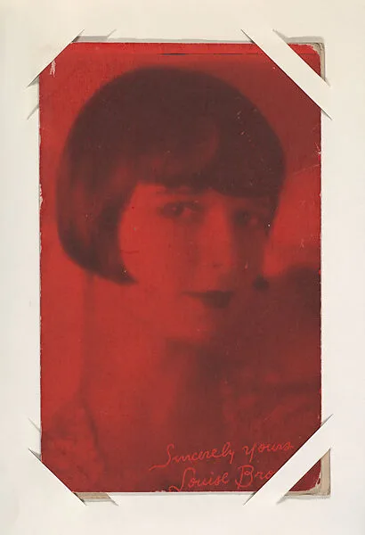 Louise Brooks from Movie Stars Exhibit Cards series (W401) — Unknown