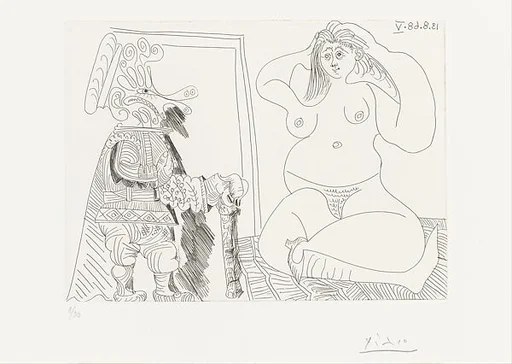Seated Female Nude, from 347 Suite