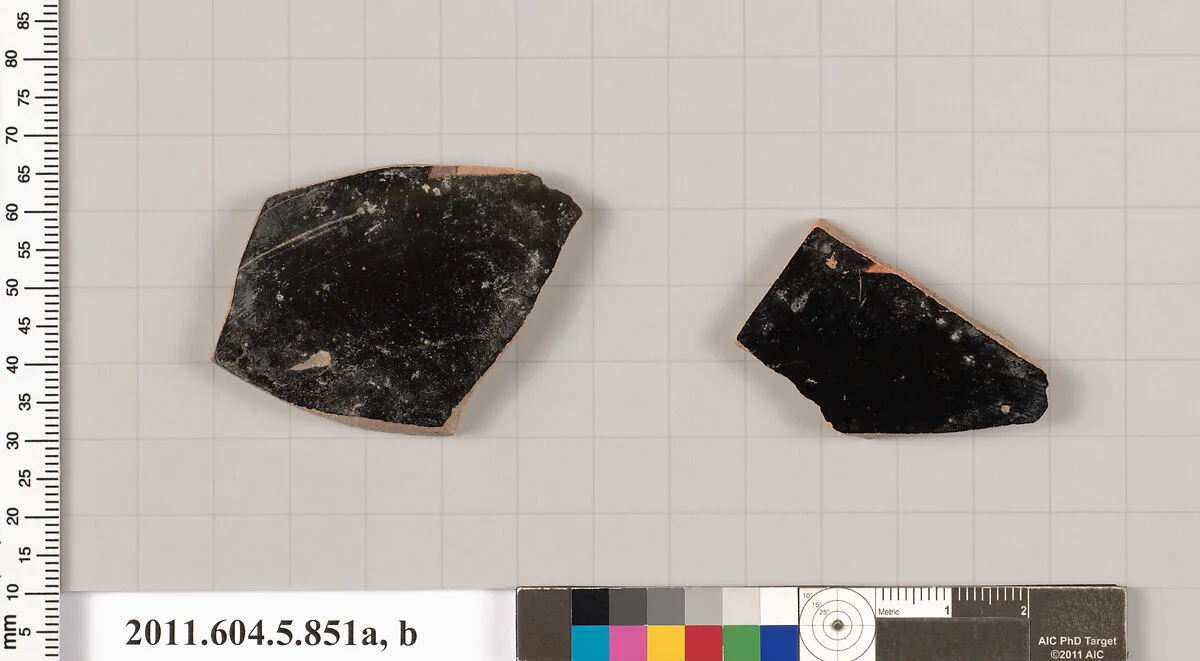 Terracotta fragments of kylikes (drinking cups) — Unknown