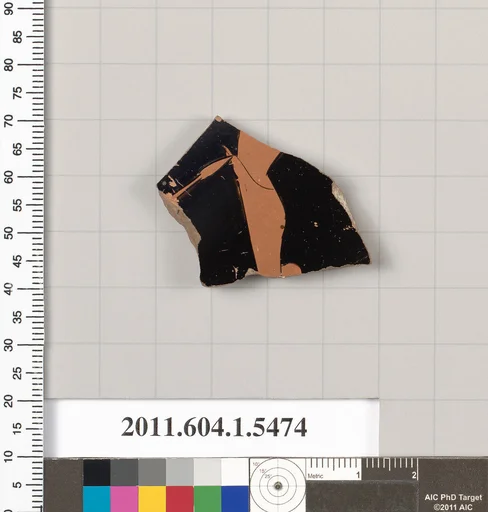 Terracotta fragment of a kylix (drinking cup)