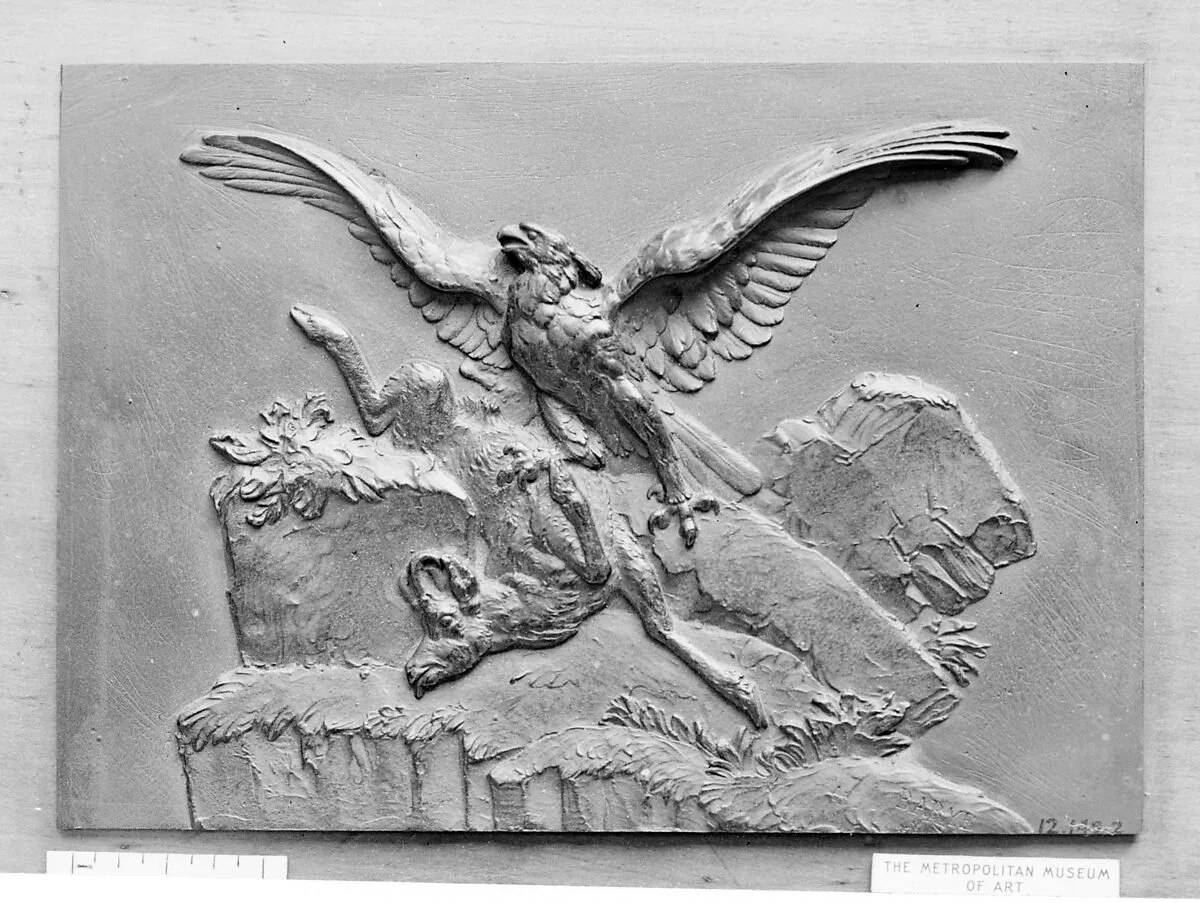 Eagle and Chamois — Antoine-Louis Barye
