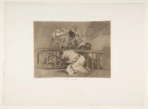 Plate 47 from "The Disasters of War" (Los Desastres de la Guerra): 'This is how it happened' (Así sucedió)