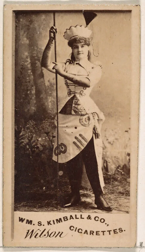 Miss Wilson, from the Actresses series (N203) issued by Wm. S. Kimball & Co. — William S. Kimball & Company