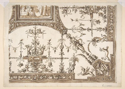 Ceiling Design with Grotesques