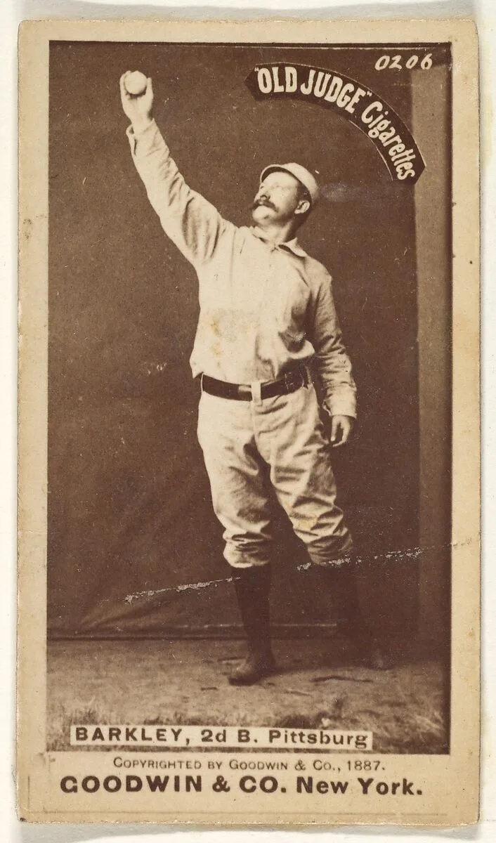 Sam Barkley, 2nd Base, Pittsburgh, from the Old Judge series (N172) for Old Judge Cigarettes — Goodwin & Company