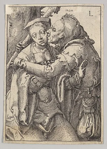 A Fool and a Woman (reverse copy) — William Strang|Lucas van Leyden