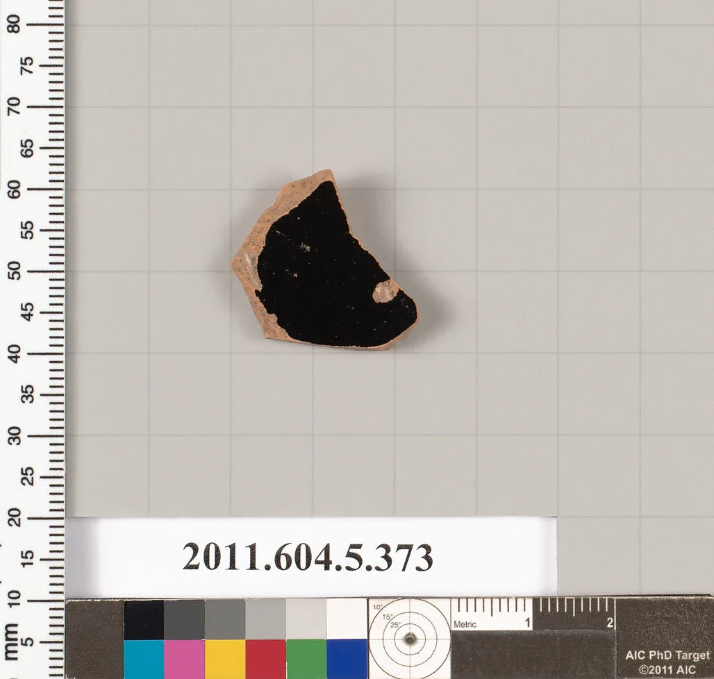 Terracotta fragment of a kylix (drinking cup) — Unknown