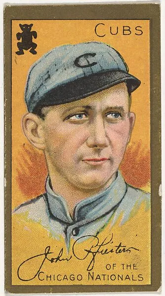 John Pfiester, Chicago Cubs, National League, from the "Baseball Series" (Gold Borders) set (T205) issued by the American Tobacco Company — American Tobacco Company